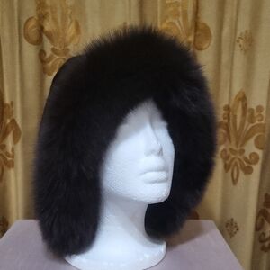 Genuine Fox Trimmed Hood
